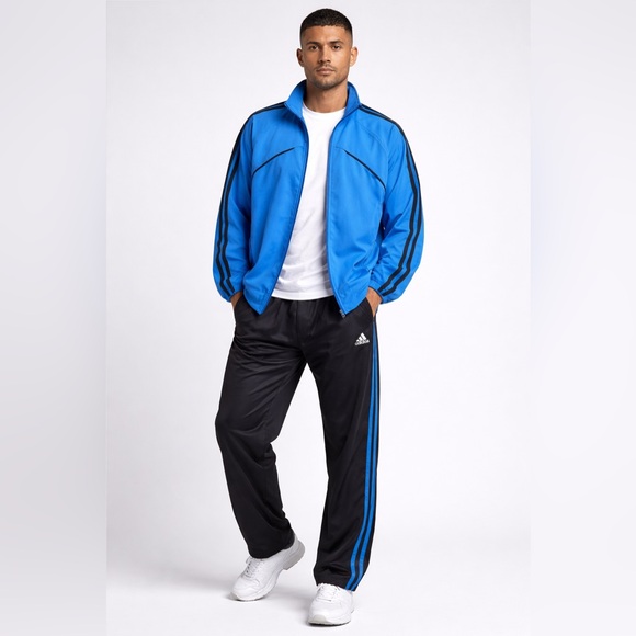adidas Other - Adidas Y2K Track Suit Set Men’s XL Blue Zip Jacket & Pants